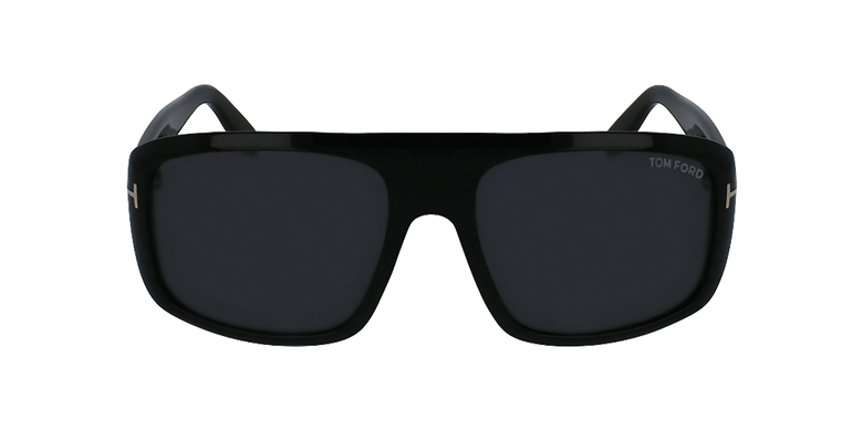 Gafas de sol hombre DUKE negro vista de frente