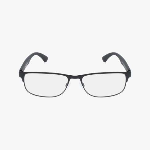 GAFAS GRADUADAS hombre EA 1096 negro mate vista de frente