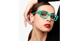 GAFAS GRADUADAS mujer CARACTÈRES CRÉATIVE verde - vista de frente
