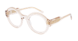 GAFAS GRADUADAS mujer CARACTÈRES FIL D'OR PERSPICACE marrón/dorado - vista de frente