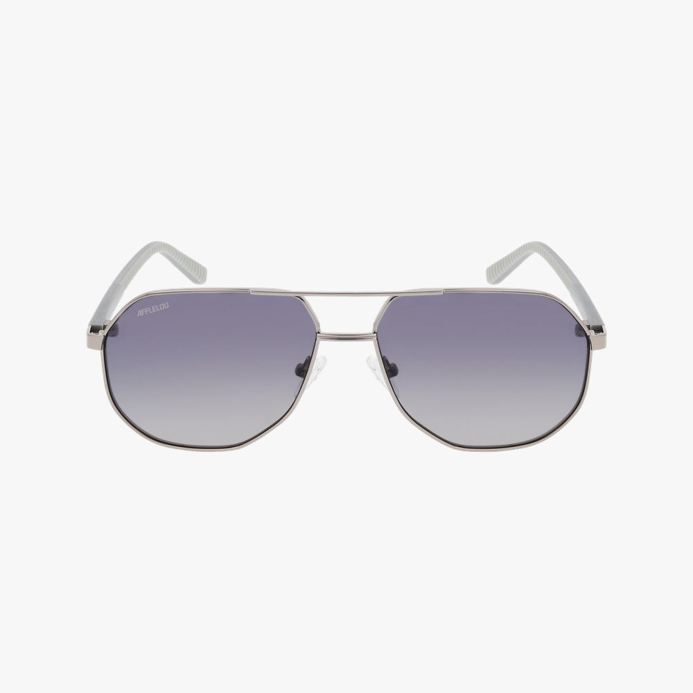 GAFAS DE SOL hombre WESTON POLARIZED plateado - vista de frente