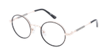 GAFAS GRADUADAS mujer MAGIC193 negro/dorado - vista de frente