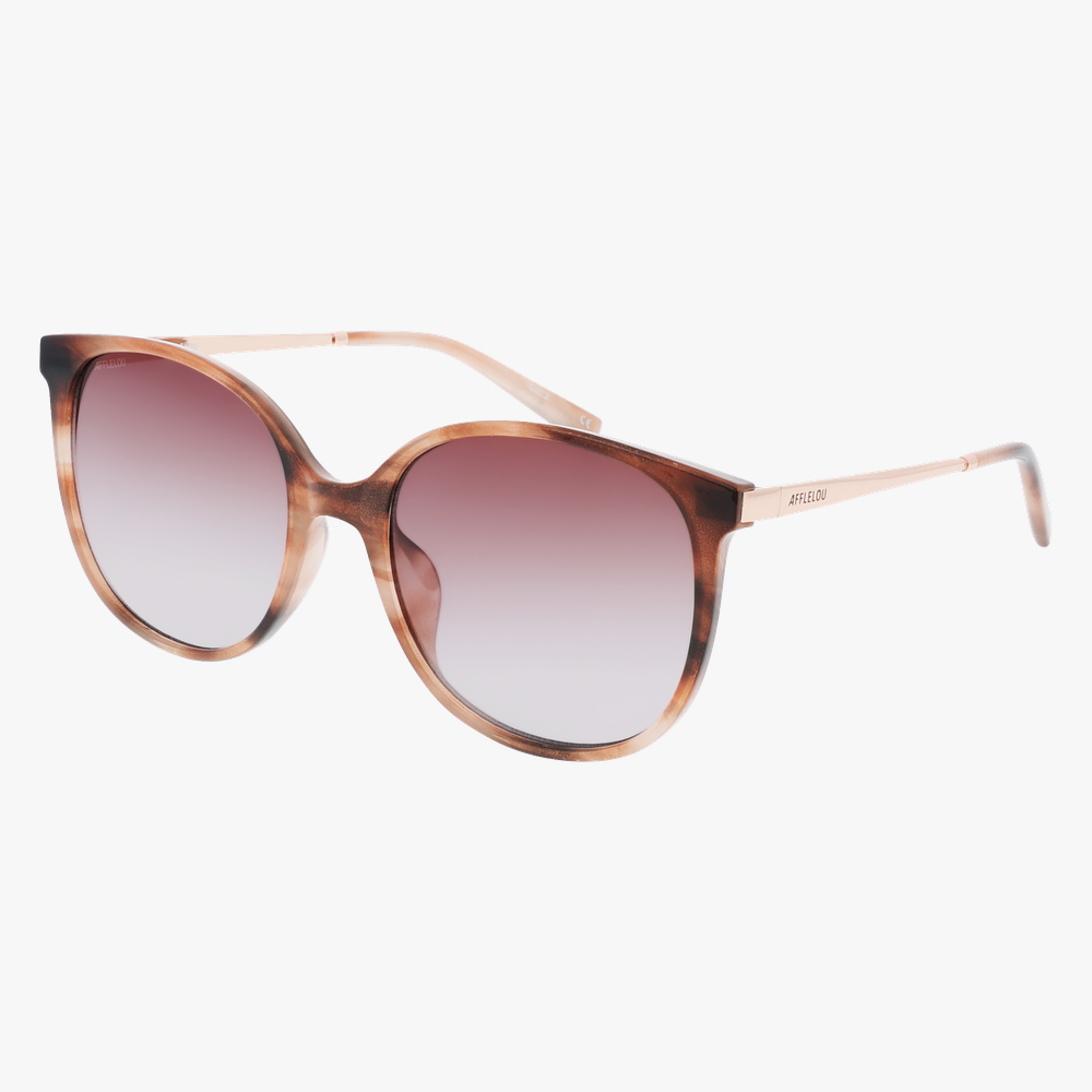 GAFAS DE SOL mujer KARIA marrón/negro - vista de frente