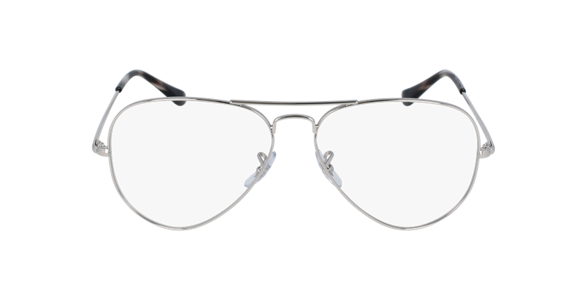 GAFAS GRADUADAS RX6489 plateado - vista de frente