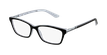 GAFAS GRADUADAS mujer 7044 negro/blanco - vue de 3/4