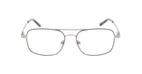 GAFAS GRADUADAS hombre FILIPE negro/plateado - vista de frente