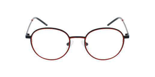 GAFAS GRADUADAS hombre MAGIC 155 negro/rojovista de frente