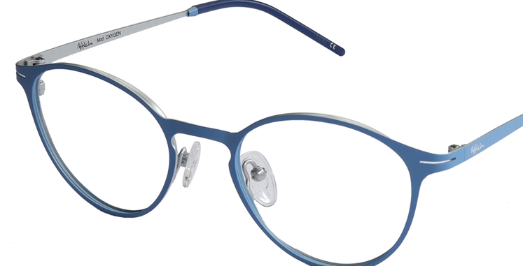 GAFAS GRADUADAS mujer OXYGEN azul/plateado