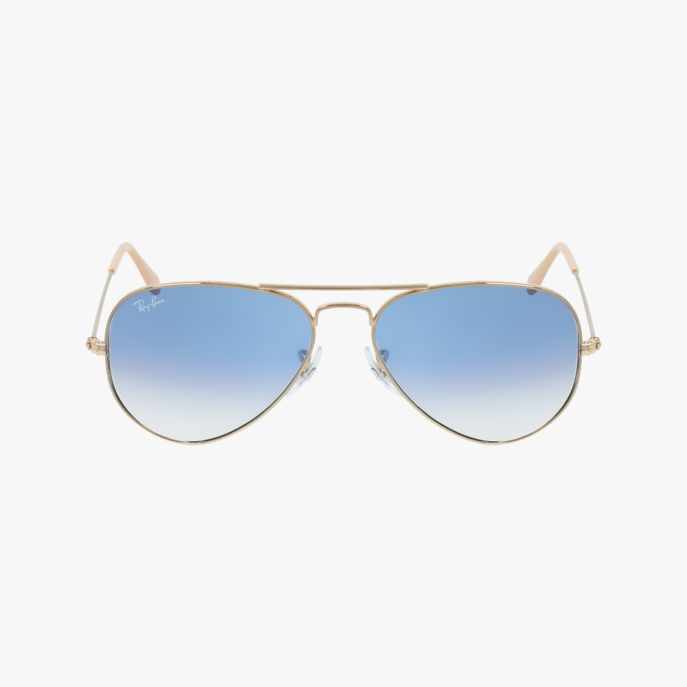 GAFAS DE SOL AVIATOR LARGE METAL dorado - vista de frente