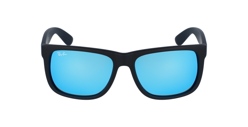 Gafas de sol hombre JUSTIN negro/azul - vista de frente