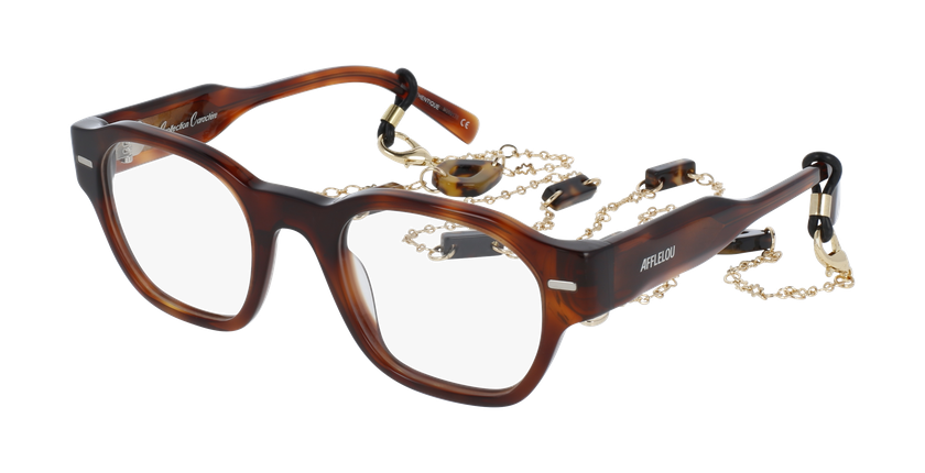 GAFAS GRADUADAS mujer CARACTÈRES AUTHENTIQUE carey - vista de frente