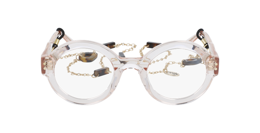 GAFAS GRADUADAS mujer CARACTÈRES PERSPICACE rosa - vista de frente