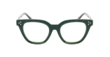 GAFAS GRADUADAS mujer CARACTÈRES ARTISTE verde - vista de frente