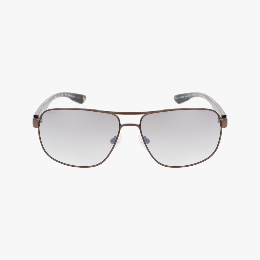 GAFAS DE SOL hombre SALVATORE marrón - vista de frente