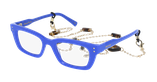GAFAS GRADUADAS mujer CARACTÈRES CRÉATIVE azul - vista de frente