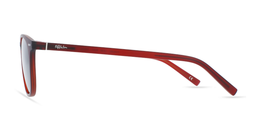 GAFAS GRADUADAS AFFLELOU FORTY SOLAR COLOR BURDEOS rojo - vista de frente