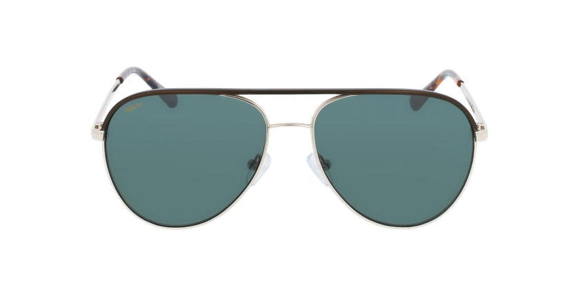 GAFAS DE SOL hombre LISANDRO marrón/dorado - vista de frente
