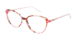 GAFAS GRADUADAS mujer MAGIC280 carey/rojo - vista de frente