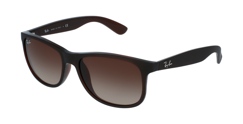 GAFAS DE SOL hombre ANDY marrón - vue de 3/4