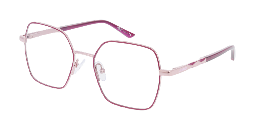GAFAS GRADUADAS mujer MAGIC288 morado/rosa - vista de frente
