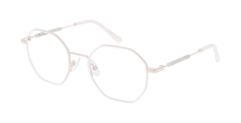 GAFAS GRADUADAS mujer MAGIC194 blanco/dorado - vista de frente