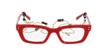 GAFAS GRADUADAS mujer CARACTÈRES CRÉATIVE rojo - vista de frente
