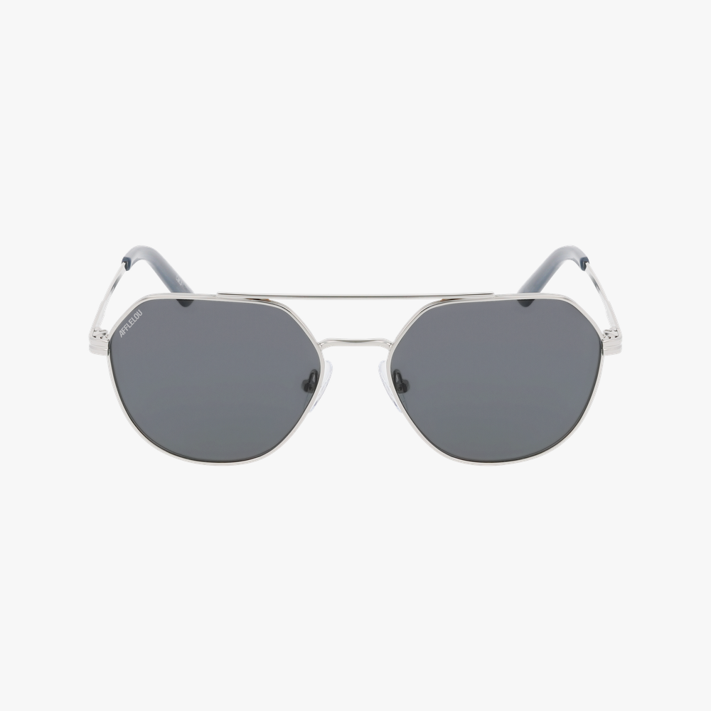 GAFAS DE SOL hombre EASTON POLARIZED plateado - vista de frente