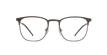 GAFAS GRADUADAS hombre ARGON marrón/dorado - vista de frente