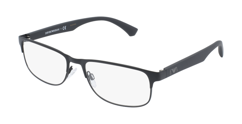 GAFAS GRADUADAS hombre EA 1096 negro mate - vista de frente