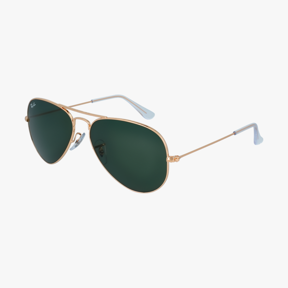 GAFAS DE SOL AVIATOR LARGE METAL dorado - vista de 3/4