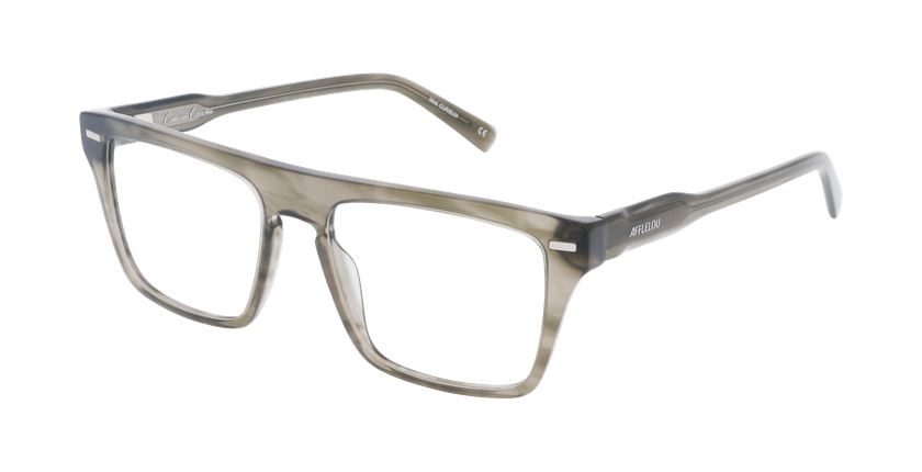 GAFAS GRADUADAS hombre CARACTÈRES CURIEUX gris/verde - vista de frente
