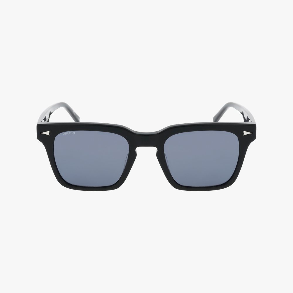 GAFAS DE SOL hombre AOSTA negro - vista de frente