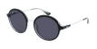GAFAS DE SOL mujer FAUSTINE negro/blanco - vista de frente