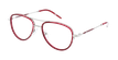 GAFAS GRADUADAS hombre MAGIC 185 rojo/plateado - vista de frente