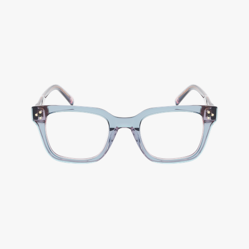 GAFAS GRADUADAS mujer CARACTÈRES EXPRESSIVE azul/morado vista de frente