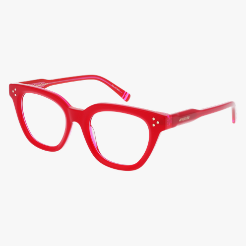 GAFAS GRADUADAS mujer CARACTÈRES ARTISTE rojo/rosa