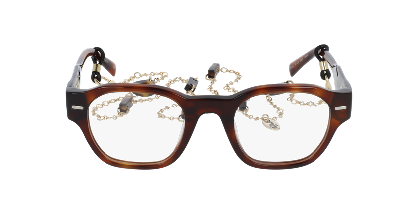 GAFAS GRADUADAS mujer CARACTÈRES AUTHENTIQUE carey - vista de frente