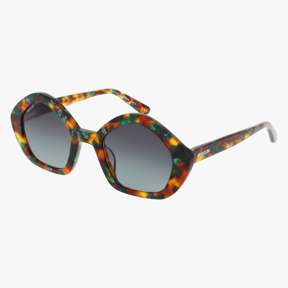 GAFAS DE SOL mujer FORMA carey/verde - vista de frente