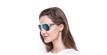 GAFAS DE SOL SALVA blanco - vue de 3/4