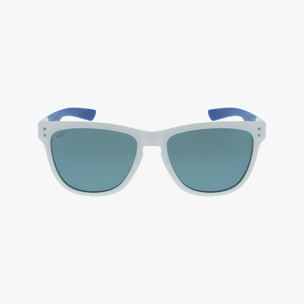 GAFAS DE SOL mujer POLARIZED WILD blanco/azul - vista de frente