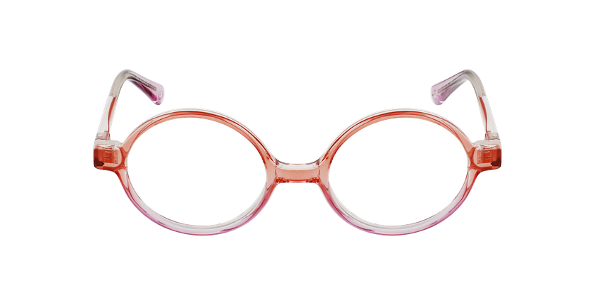 GAFAS GRADUADAS niños RZERO19 rosa - vista de frente