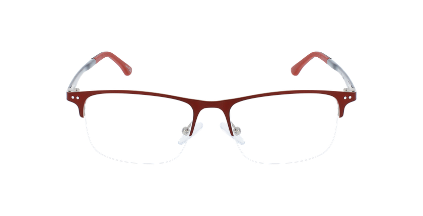GAFAS GRADUADAS hombre MAGIC 128 CARBONE rojo/negro - vista de frente