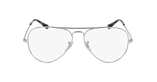 GAFAS GRADUADAS RX6489 plateado - vista de frente
