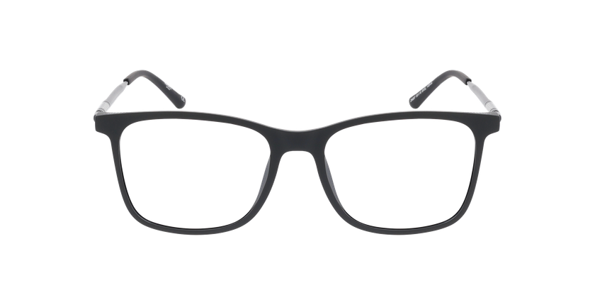 GAFAS GRADUADAS hombre MAGIC287 negro/plateado - vista de frente