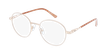 GAFAS GRADUADAS mujer MAGIC CELESTE dorado - vista de frente