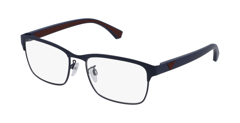 GAFAS GRADUADAS hombre EA 1098 azul/rojo - vue de 3/4