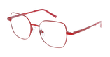 GAFAS GRADUADAS mujer FELICIE rojo/rosa - vista de frente