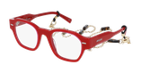 GAFAS GRADUADAS mujer CARACTÈRES AUTHENTIQUE rojo - vista de frente