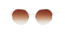 GAFAS DE SOL mujer DORIA dorado/blanco