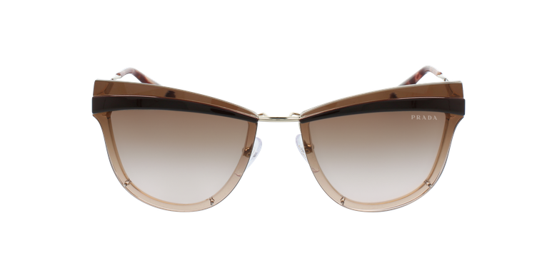 Gafas de sol mujer 0PR 12US dorado/rosavista de frente Gafas de sol mujer 0PR 12US dorado/rosavista de frente